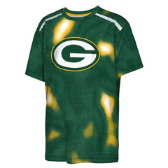 Green Bay Packers Outerstuff Youth End Zone Dri-Tek T-Shirt - Green discount