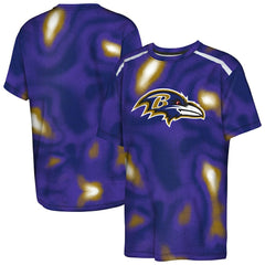 Baltimore Ravens Outerstuff Youth End Zone Dri-Tek T-Shirt - Purple on sale