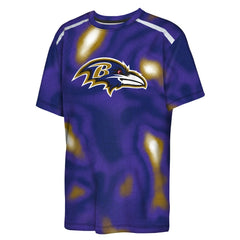 Baltimore Ravens Outerstuff Youth End Zone Dri-Tek T-Shirt - Purple on sale