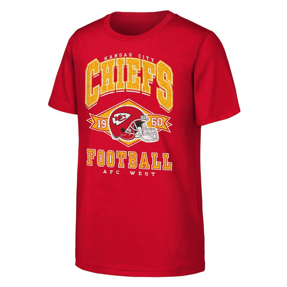 Kansas City Chiefs Outerstuff Youth Kick Off T-Shirt - Red discount