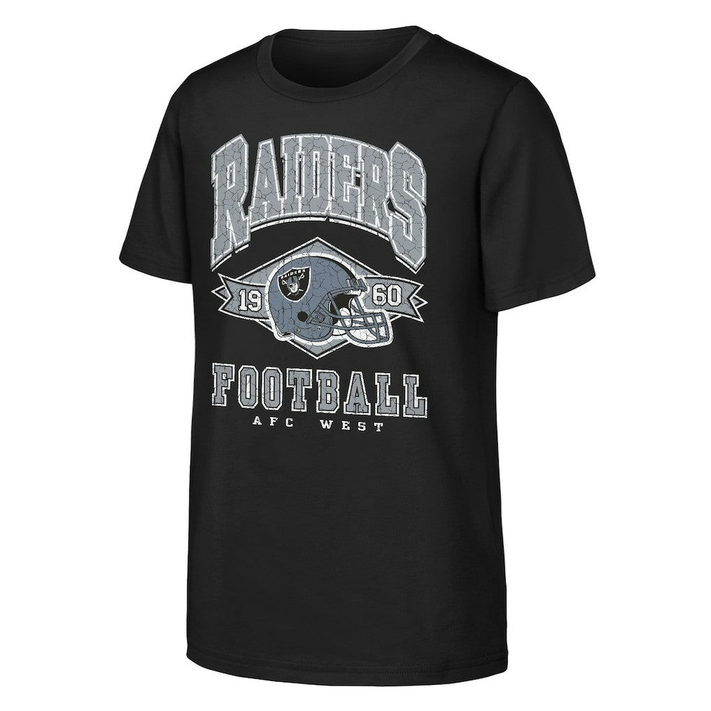 Las Vegas Raiders Outerstuff Youth Kick Off T-Shirt - Black cheap