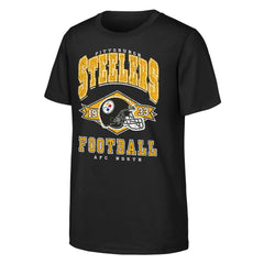 Pittsburgh Steelers Outerstuff Youth Kick Off T-Shirt - Black outlet