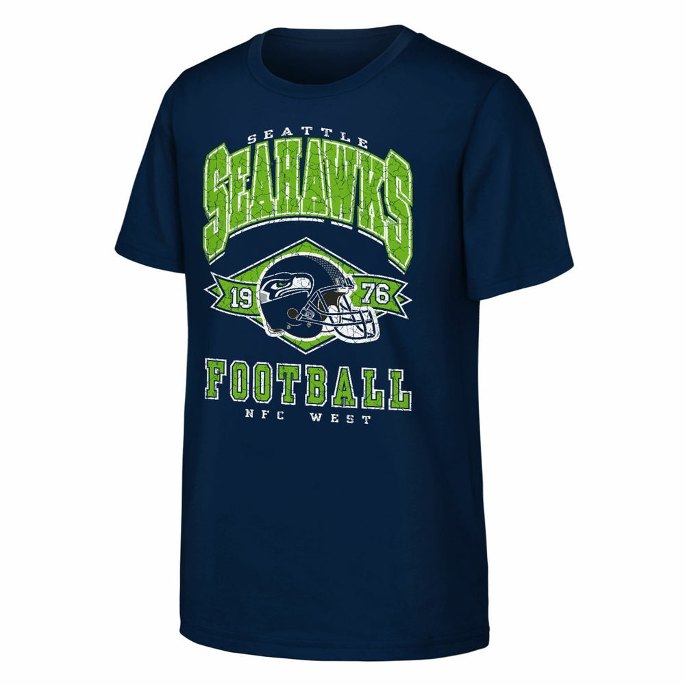 Seattle Seahawks Outerstuff Youth Kick Off T-Shirt - College Navy online