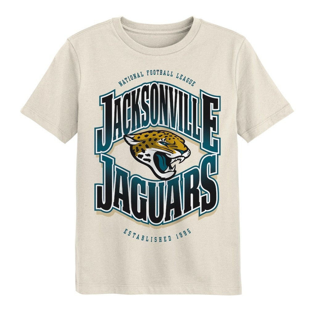 Jacksonville Jaguars Outerstuff Youth Huddle T-Shirt - Cream cheap