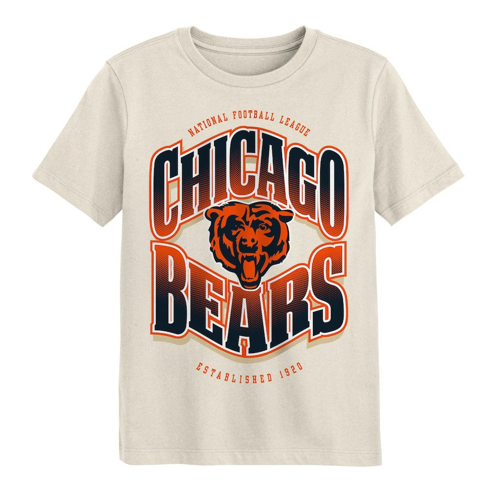 Chicago Bears Outerstuff Youth Huddle T-Shirt - Cream discount