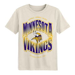 Minnesota Vikings Outerstuff Youth Huddle T-Shirt - Cream sale
