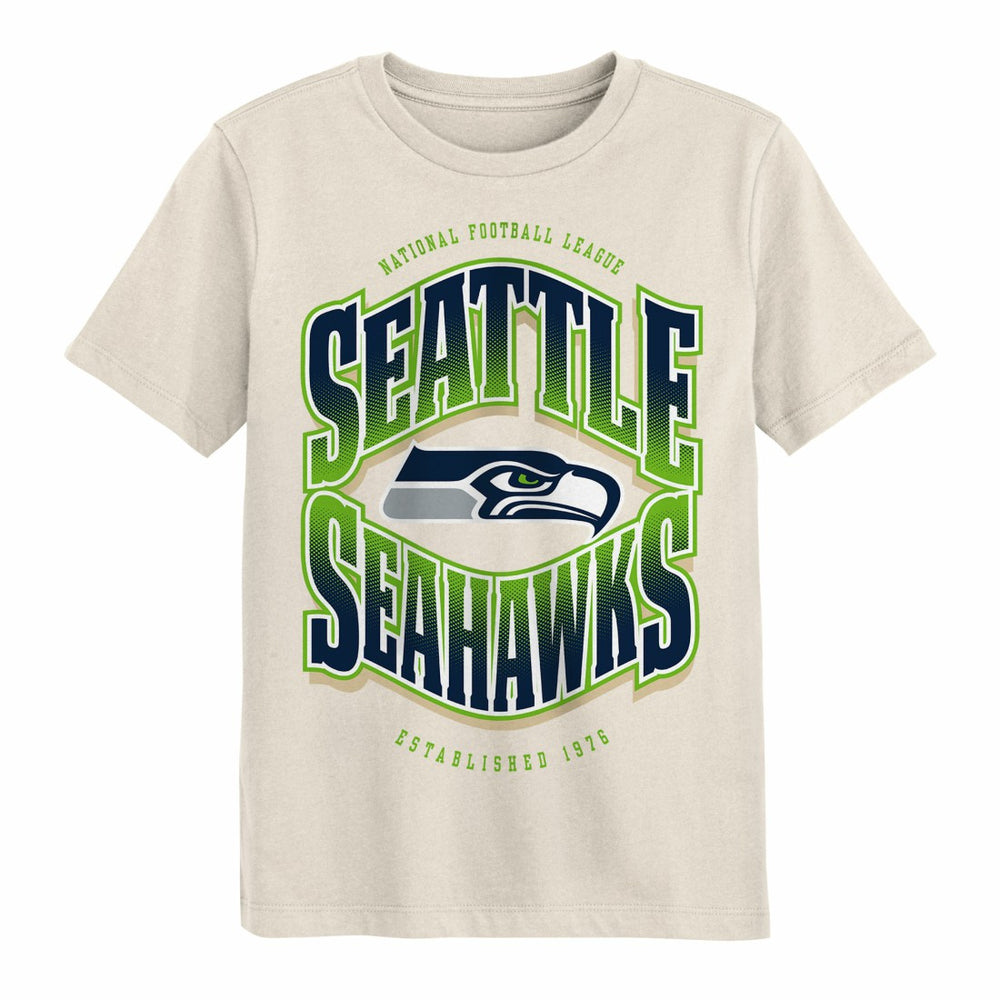 Seattle Seahawks Outerstuff Youth Huddle T-Shirt - Cream online