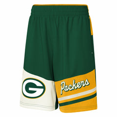 Green Bay Packers Youth Fandemonium Mesh Shorts - Green on sale