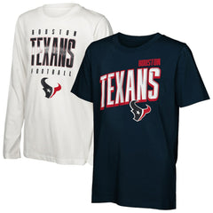Houston Texans Outerstuff Youth The Mix Combo T-Shirt Set outlet