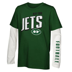 New York Jets Outerstuff Youth The Mix Combo T-Shirt Set sale