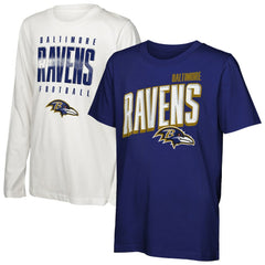 Baltimore Ravens Outerstuff Youth The Mix Combo T-Shirt Set discount