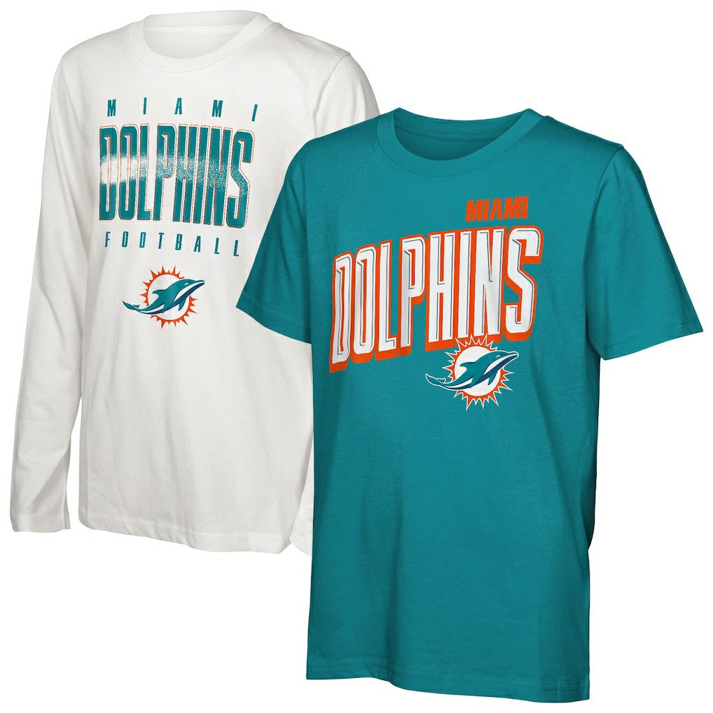 Miami Dolphins Outerstuff Preschool The Mix Combo T-Shirt Set for sale