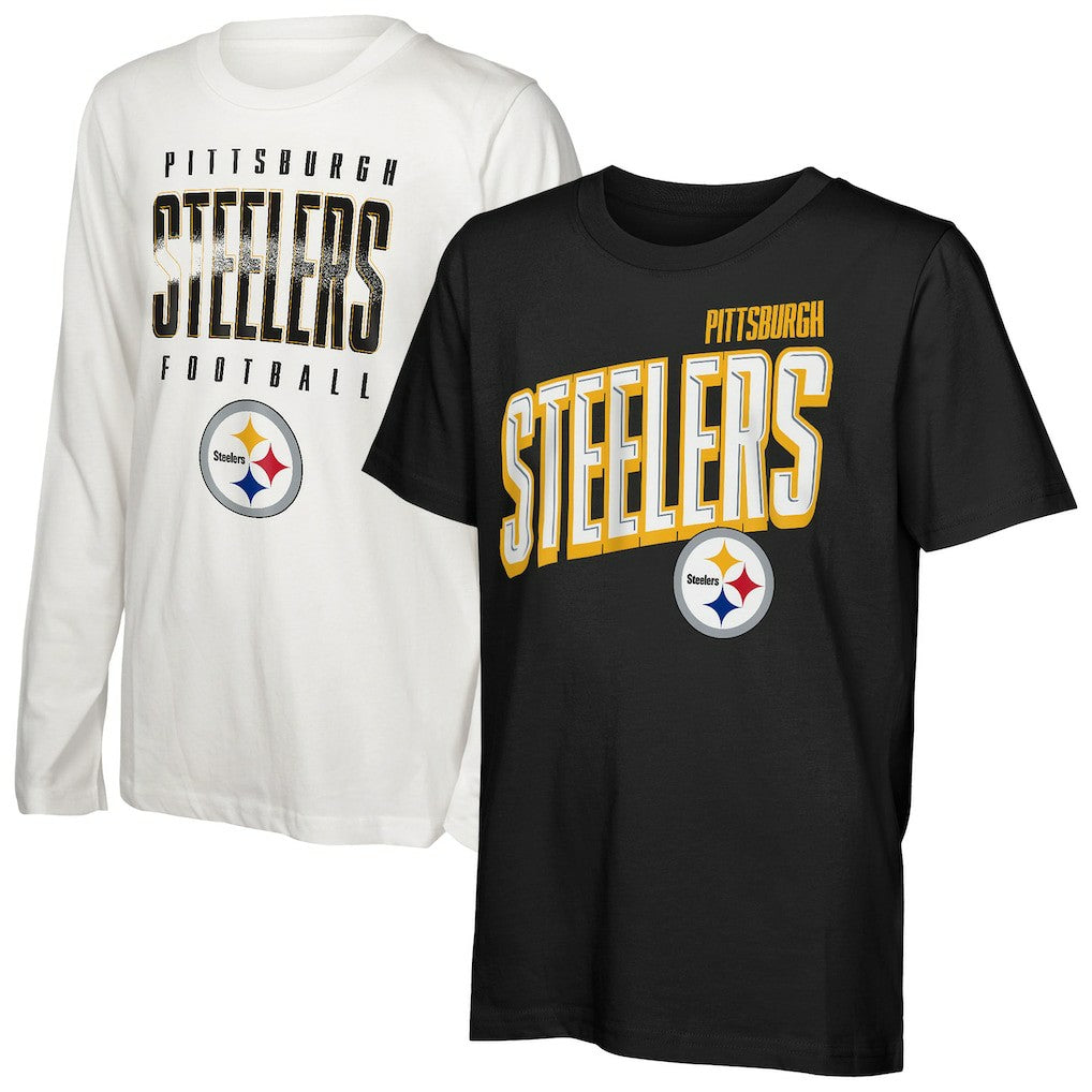 Pittsburgh Steelers Outerstuff Preschool The Mix Combo T-Shirt Set sale