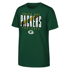 Green Bay Packers Outerstuff Youth Posterize T-Shirt - Green for sale