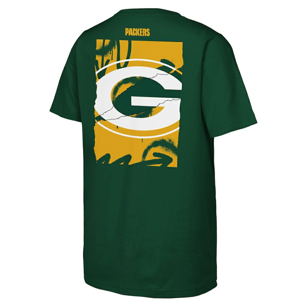Green Bay Packers Outerstuff Youth Posterize T-Shirt - Green for sale