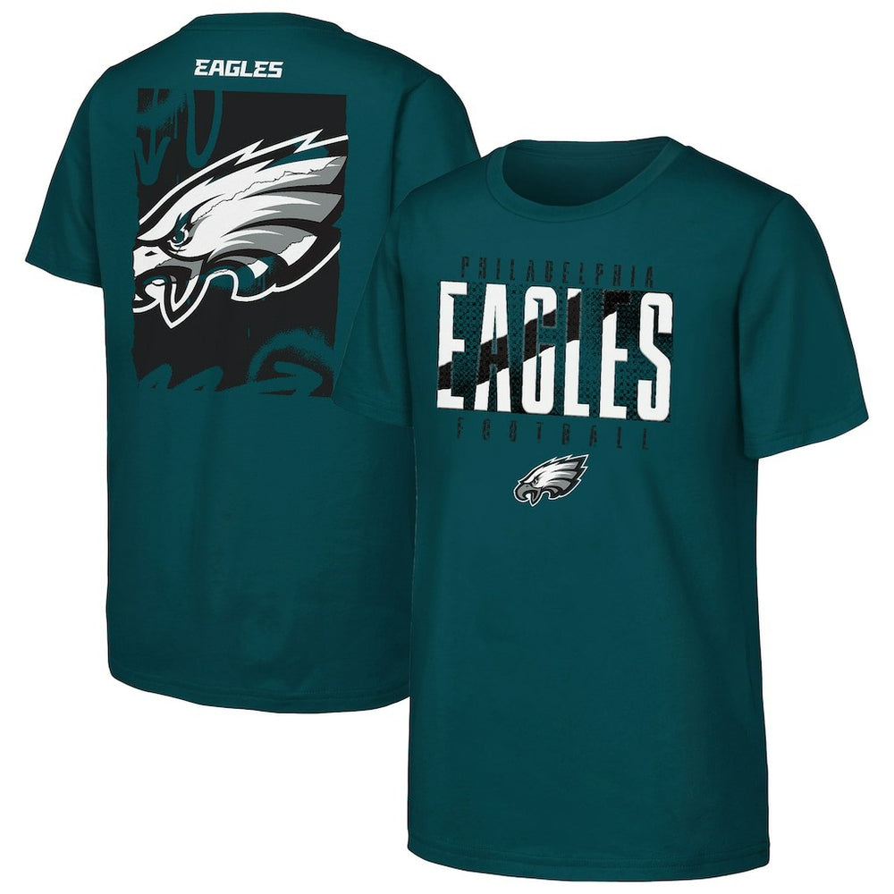 Philadelphia Eagles Outerstuff Youth Posterize T-Shirt - Green on sale
