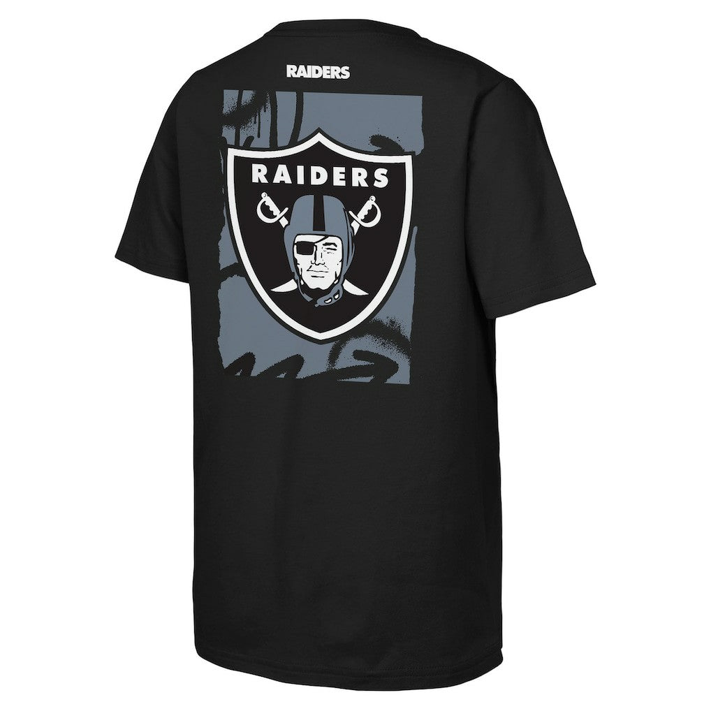 Las Vegas Raiders Outerstuff Youth Posterize T-Shirt - Black for sale