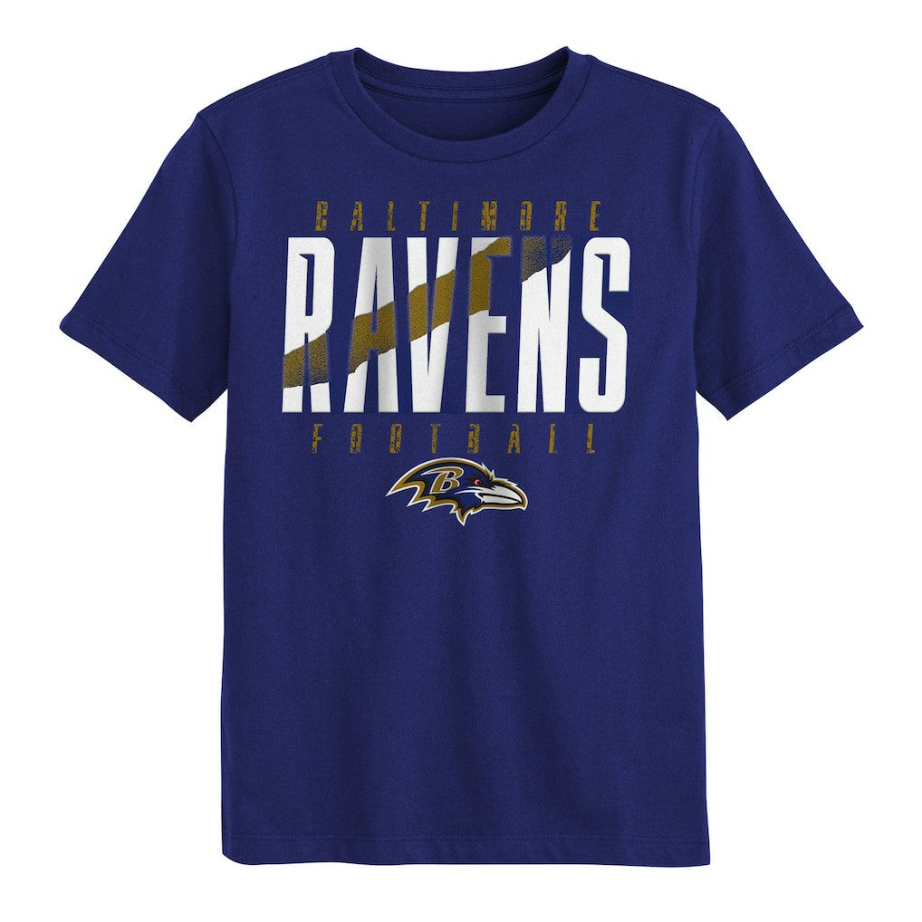 Baltimore Ravens Outerstuff Preschool Posterize T-Shirt - Purple online