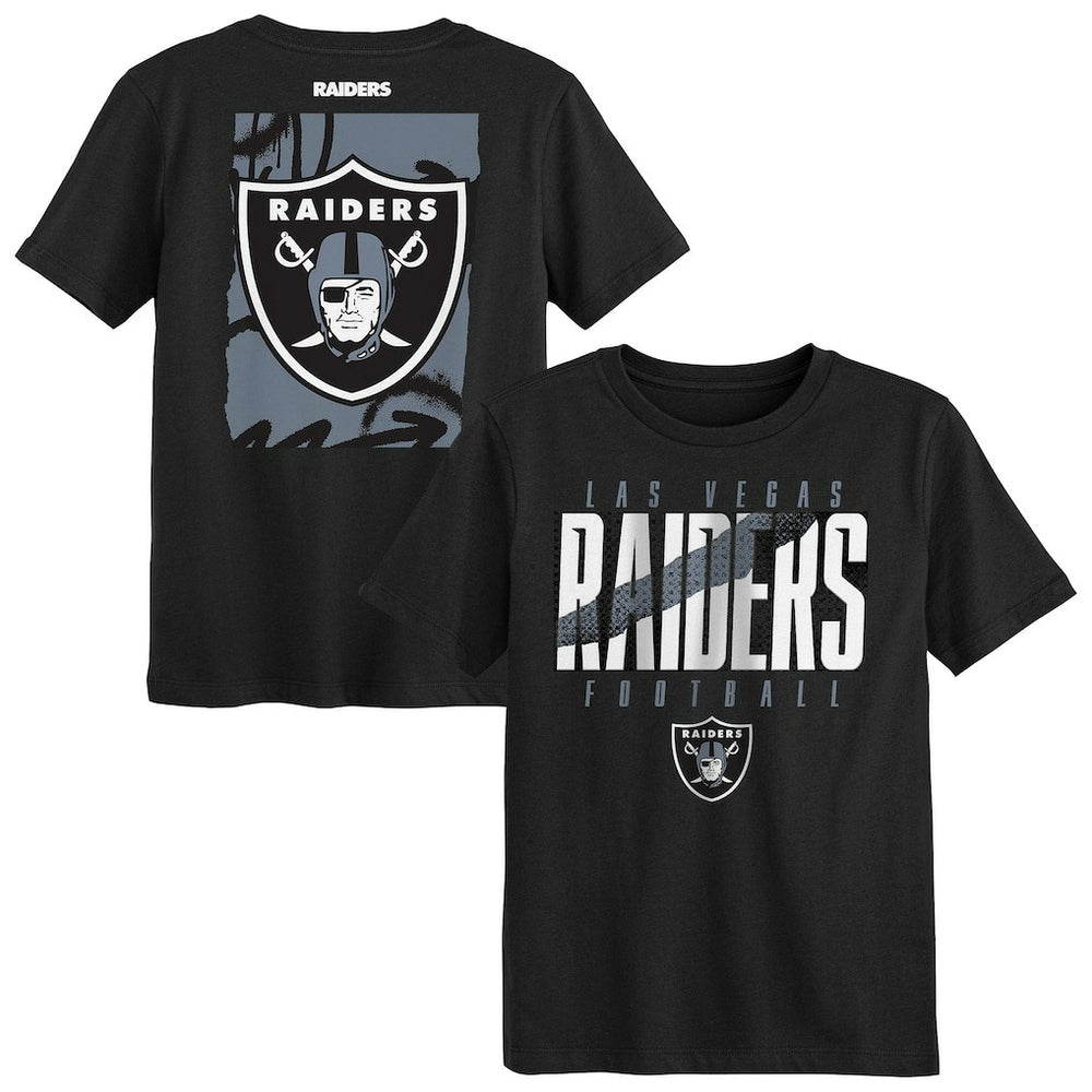 Las Vegas Raiders Outerstuff Preschool Posterize T-Shirt - Black cheap