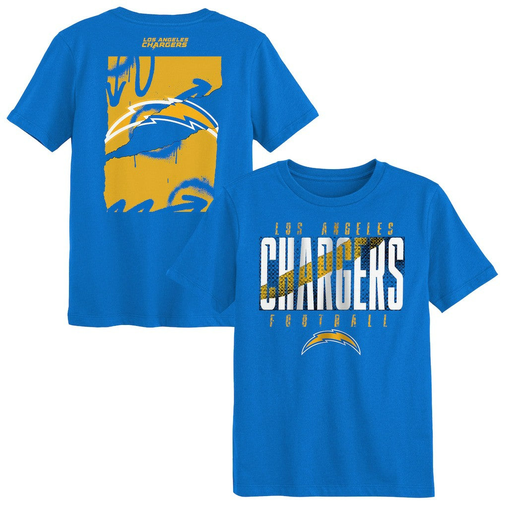 Los Angeles Chargers Outerstuff Preschool Posterize T-Shirt - Powder Blue sale