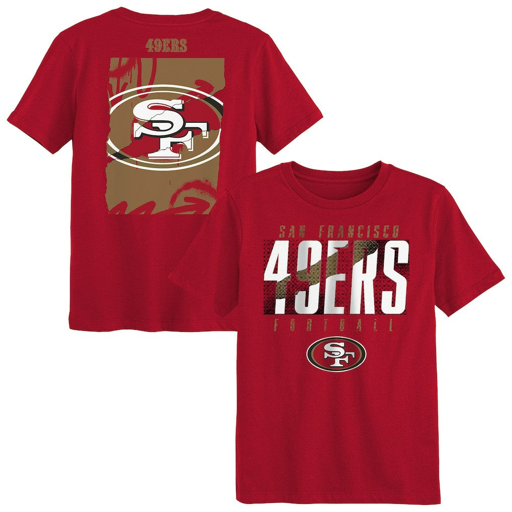 San Francisco 49ers Outerstuff Preschool Posterize T-Shirt - Scarlet on sale