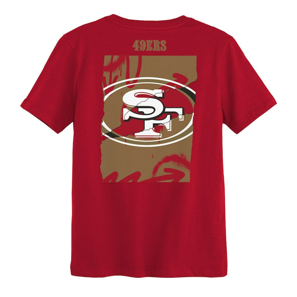 San Francisco 49ers Outerstuff Preschool Posterize T-Shirt - Scarlet on sale