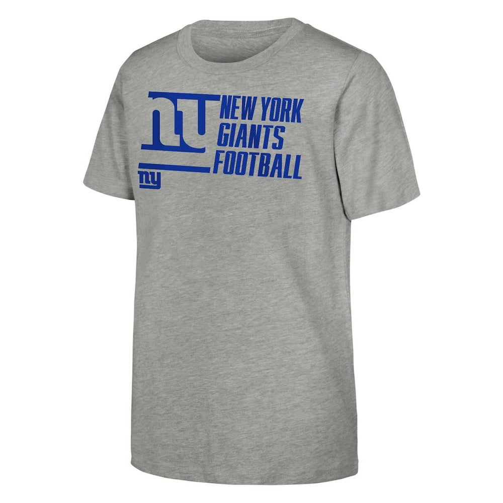 New York Giants Outerstuff Youth Post Game T-Shirt - Heather Gray cheap