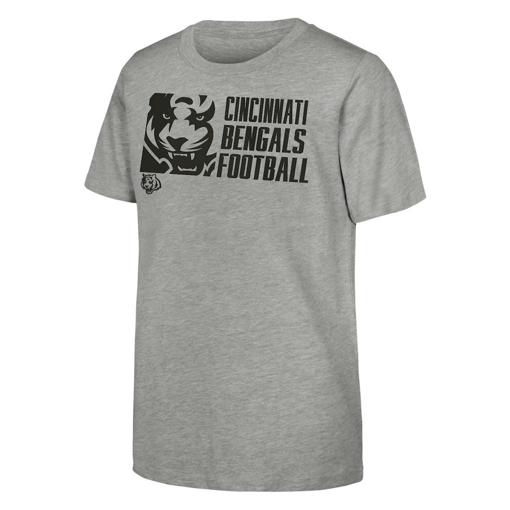 Cincinnati Bengals Outerstuff Youth Post Game T-Shirt - Heather Gray on sale