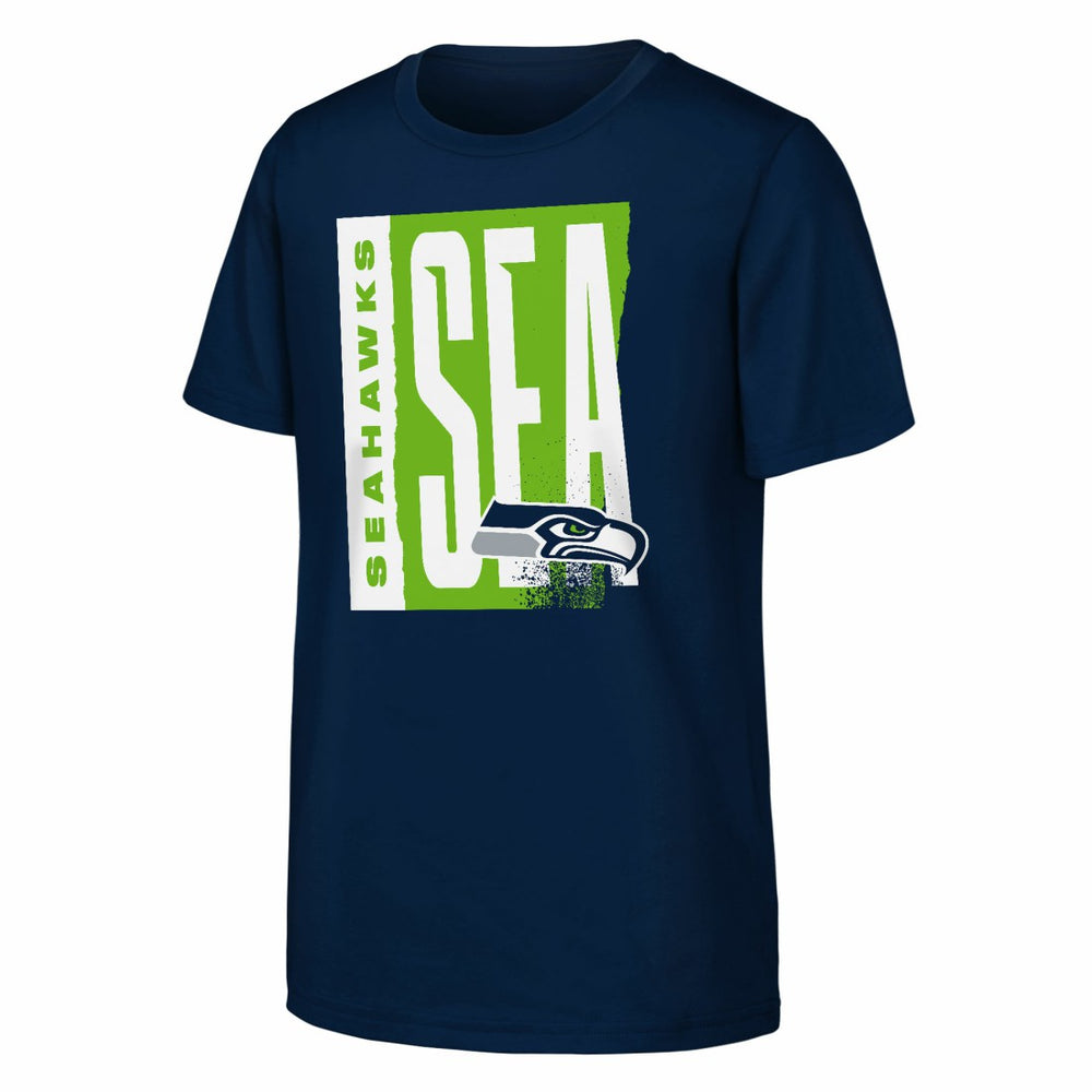 Seattle Seahawks Outerstuff Youth Tear It Up T-Shirt - College Navy sale
