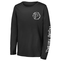 Atlanta Falcons Outerstuff Youth Rumble Long Sleeve T-Shirt - Black sale