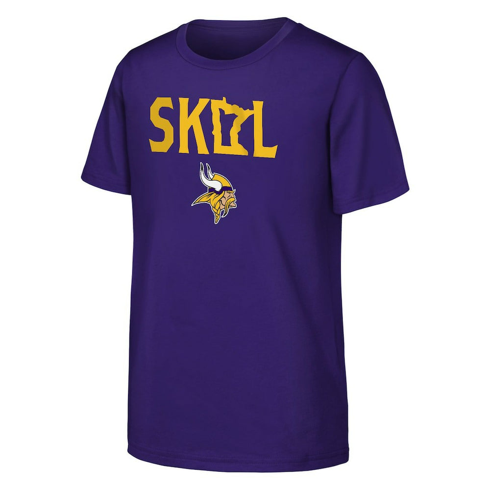 Minnesota Vikings Outerstuff Youth Team Spirit T-Shirt - Purple cheap