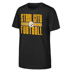 Pittsburgh Steelers Outerstuff Youth Team Spirit T-Shirt - Black online