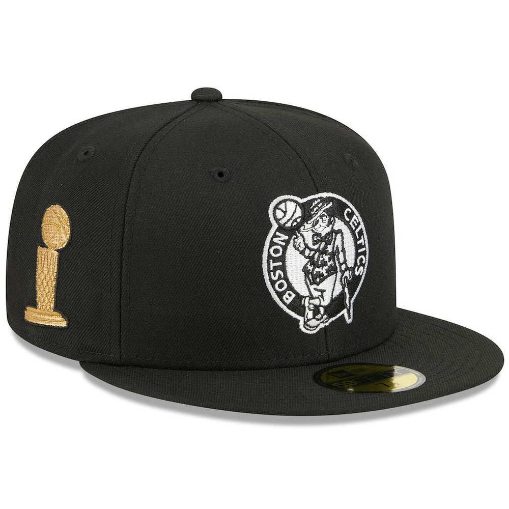 Boston Celtics x Alpha Industries 59FIFTY Fitted Hat - Black | New Era cheap