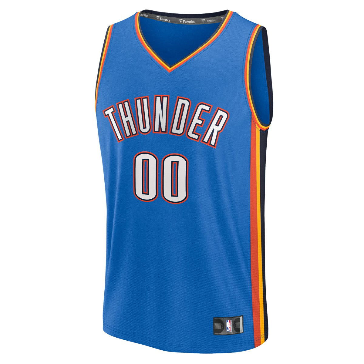 Oklahoma City Thunder Youth Fast Break Custom Replica Jersey - Blue - Icon Edition | Fanatics shop
