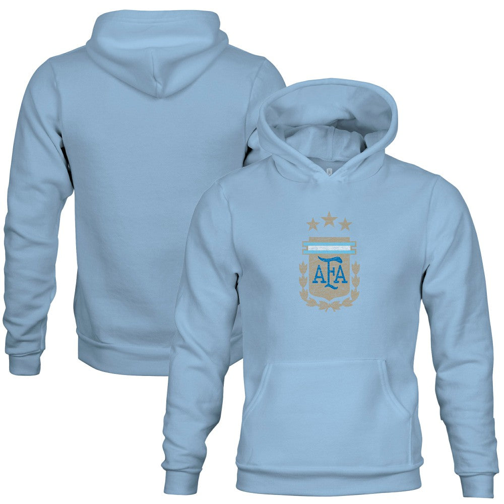 Argentina National Team 1863FC Youth Color Badge Fleece Pullover Hoodie - Blue online