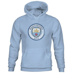 Manchester City 1863FC Youth Color Badge Fleece Pullover Hoodie - Sky Blue outlet