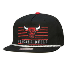 Chicago Bulls Ascend Deadstock Snapback Hat - Black | Mitchell & Ness sale