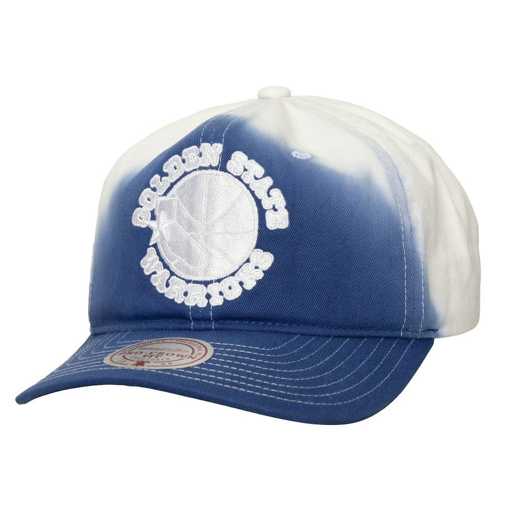 Golden State Warriors Dip Dye Pro Crown Adjustable Hat sale - Blue/White | Mitchell & Ness outlet