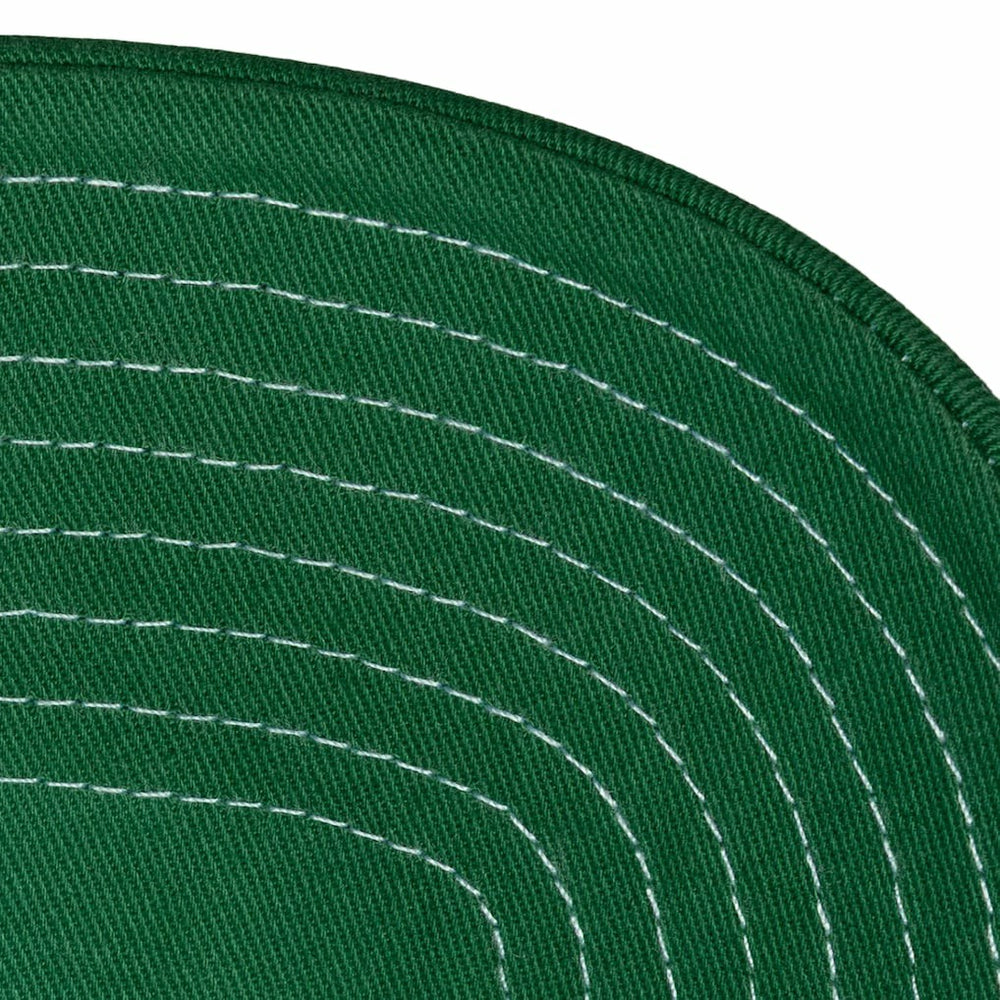 Boston Celtics Dip Dye Pro Crown Adjustable Hat - Kelly Green/White | Mitchell & Ness for sale
