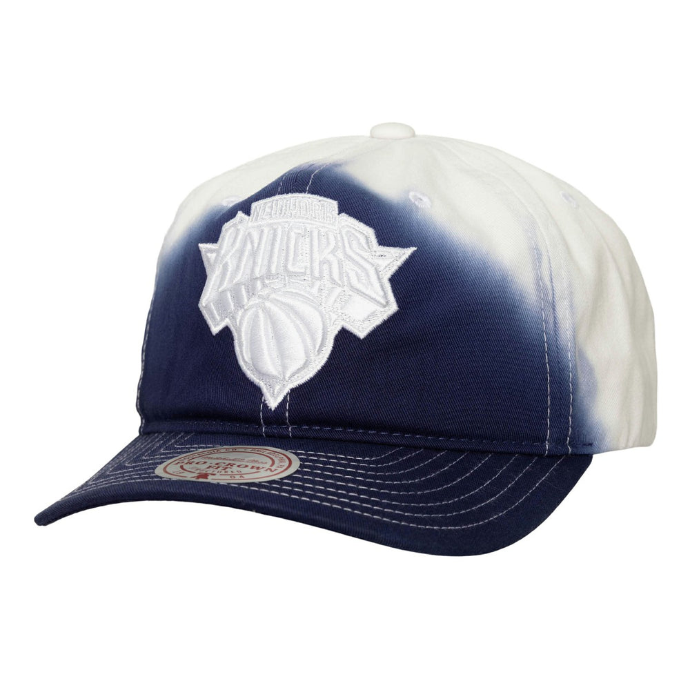 New York Knicks Dip Dye Pro Crown Adjustable Hat - Royal/White | Mitchell & Ness for sale