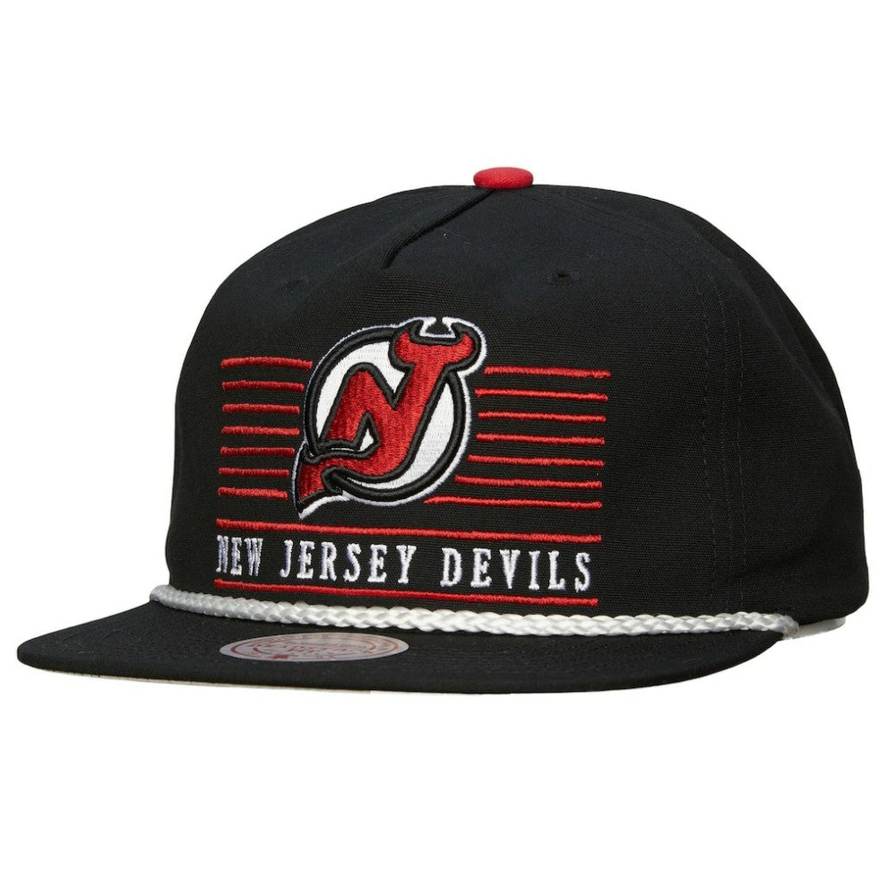 New Jersey Devils Mitchell & Ness Ascend Deadstock Snapback Hat Black