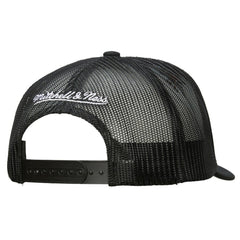 San Jose Sharks Mitchell & Ness Gridlock Trucker Adjustable Hat White/Black