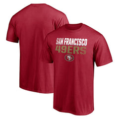 San Francisco 49ers Stripes T-Shirt - Scarlet cheap