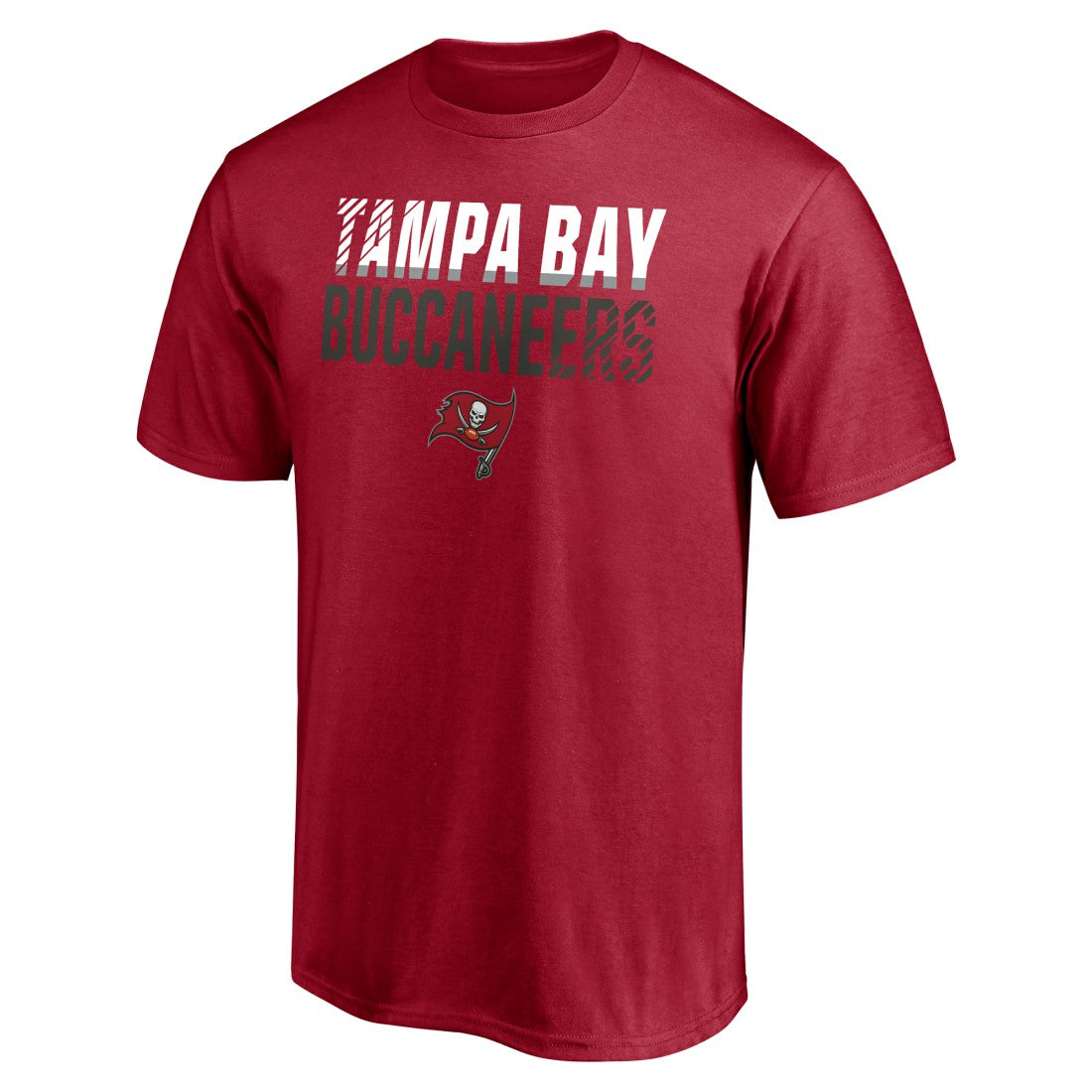 Tampa Bay Buccaneers Stripes T-Shirt - Red for sale