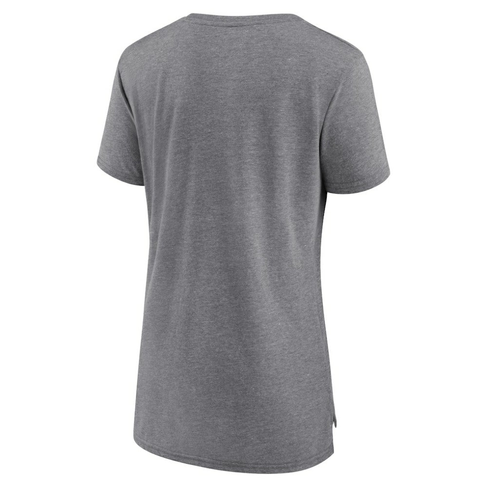 Boston Bruins Women's Slow Whistle Tri-Blend T-Shirt Gray