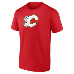 Calgary Flames Primary Logo T-Shirt Red