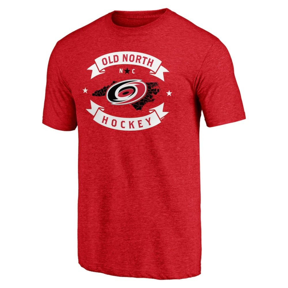 Carolina Hurricanes Shoot to Score Tri-Blend T-Shirt Red