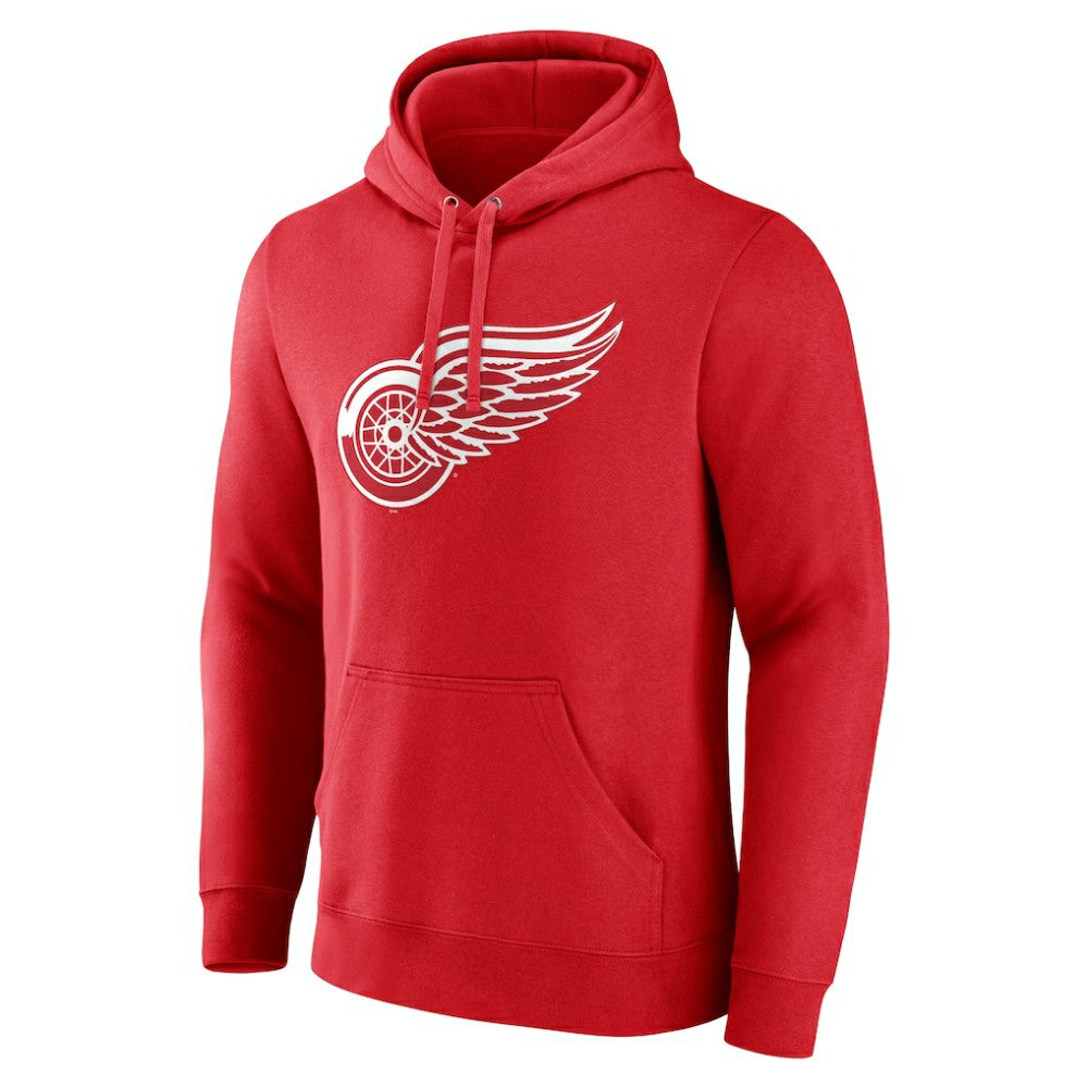 Detroit Red Wings Primary Logo Pullover Hoodie Red