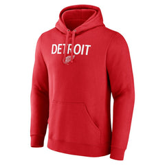 Detroit Red Wings Primary Logo Pullover Hoodie Red