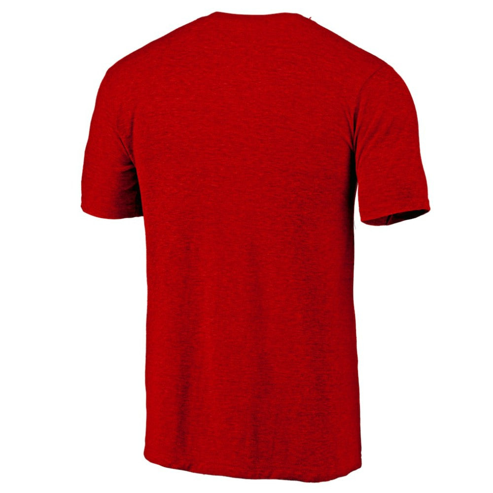 Detroit Red Wings Line Shift Tri-Blend T-Shirt Red